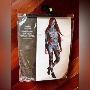 zombie catsuit adult size small